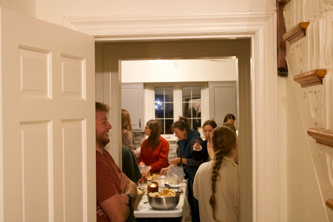 family gathering at home